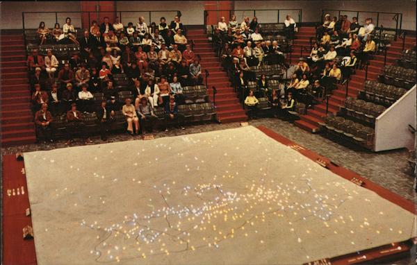 Electric Map National Park Visitor Center Gettysburg Pennsylvania