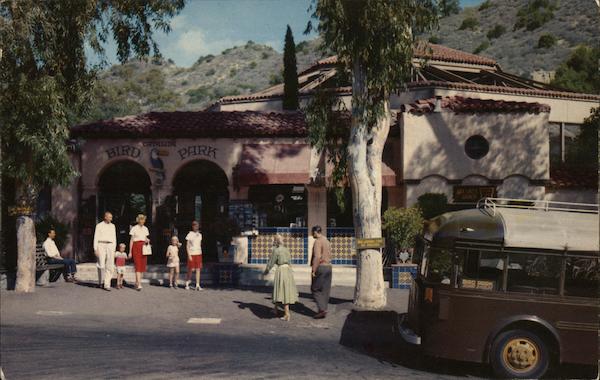 Entrance to Catalina Bird Park Avalon California