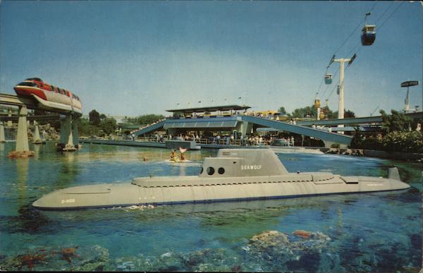 Submarine Ride Anaheim California Disney