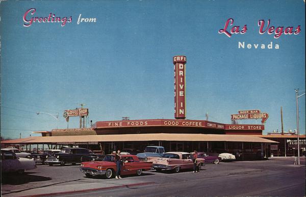 Round-Up Drive-In Restaurant Las Vegas Nevada