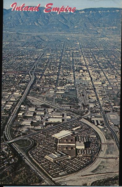 Aerial VIew of City San Bernardino California