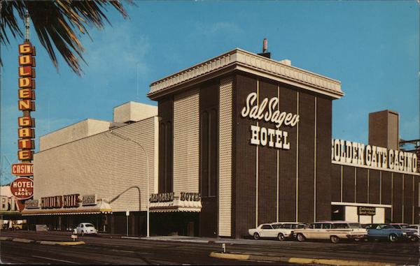 The Golden Gate Casino and Sal Sagev Hotel on Fremont & Main Streets at Casino Center Las Vegas Nevada