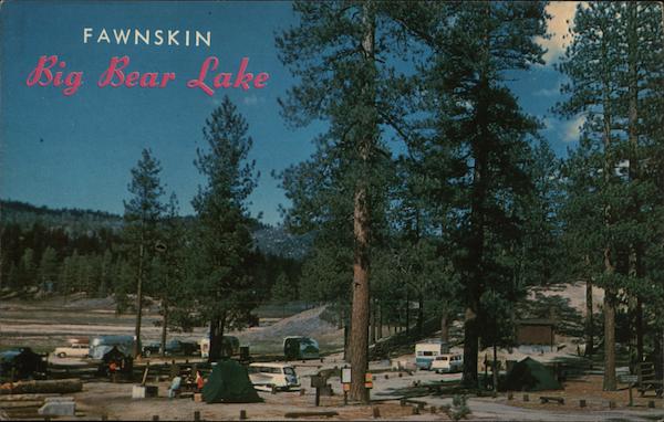 Fawnskin Camp Grounds Big Bear Lake California
