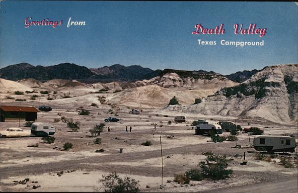 Texas Campground Death Valley California