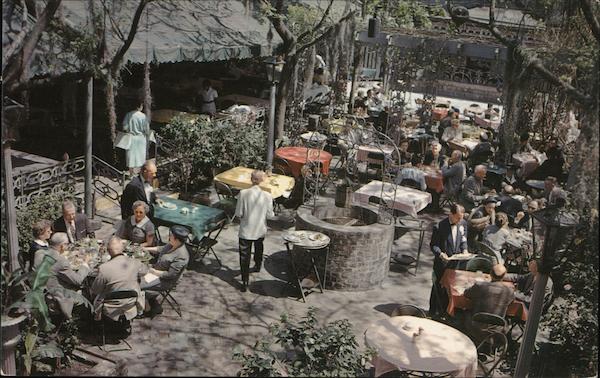 Dining in the Court of Two Sisters New Orleans Louisiana