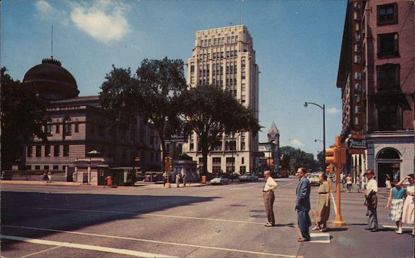 Washington Street Looking West South Bend Indiana