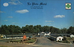 La Plata Motel Maryland Postcard Postcard Postcard