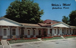 White's Motel Gettysburg, PA Postcard Postcard Postcard