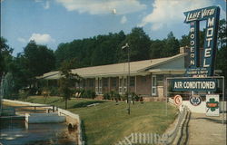 Lake View Motel Postcard