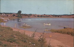 Salt Pond Lake, on Route 6 Eastham, MA Postcard Postcard Postcard