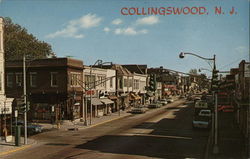 Street Scene Collingswood, NJ Postcard Postcard Postcard