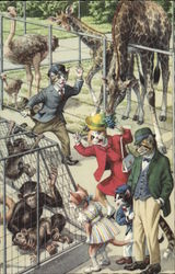 Cats at the Zoo Postcard