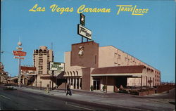 Las Vegas Caravan TraveLodge Postcard