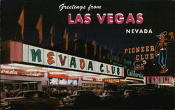 Nevada Club of Las Vegas Postcard