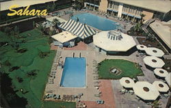 Sahara Hotel - Pool Area Las Vegas, NV Postcard Postcard Postcard