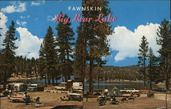 Fawnskin Camp Grounds Big Bear Lake, CA Postcard Postcard Postcard