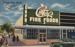 Corey's Fine Foods Postcard