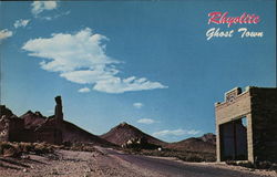 Rhyolite Ghost Town Nevada Postcard Postcard Postcard