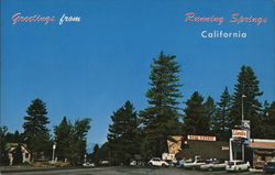 Street Scene Running Springs, CA Postcard Postcard Postcard