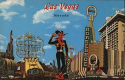 Casino Center Las Vegas, NV Postcard Postcard Postcard
