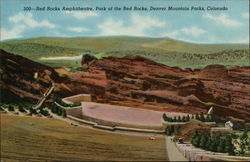 Red Rocks Amphitheatre Golden, CO Postcard Postcard Postcard