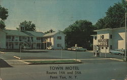 Town Motel Penn Yan, NY Postcard Postcard Postcard