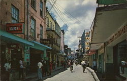 Swan Street Bridgetown, BB West Indies Caribbean Islands Postcard Postcard Postcard