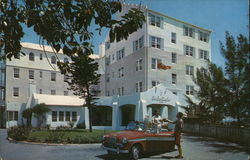 Entrance to Elbow Beach Surf Club Postcard