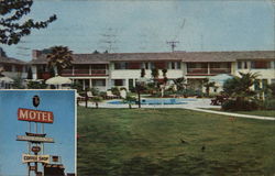 "World Famous" Tagus Ranch Motel Tulare, CA Postcard Postcard Postcard