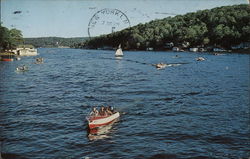 River Styx Bridge Looking South Lake Hopatcong, NJ Postcard Postcard Postcard