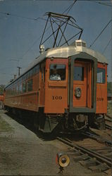 South Shore Electric Trainlines Postcard