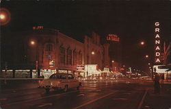 Looking North on Michigan Street at Colfax Street Postcard