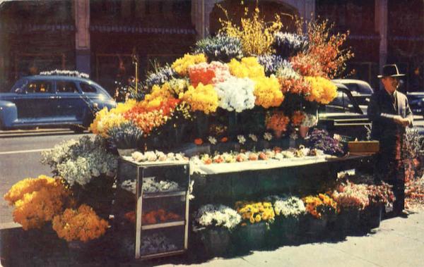 San Francisco Flower Stand California
