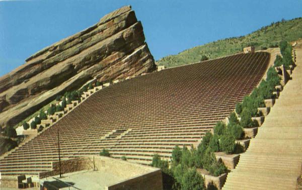Red Rocks Theatre , Denver Mountain Park Morrison Colorado