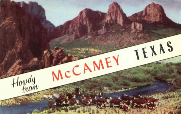 Howdy From McCabe McCamey Texas