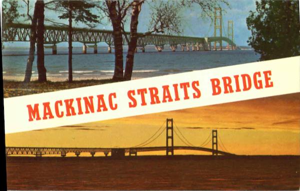 Mackinac Straits Bridge Michigan