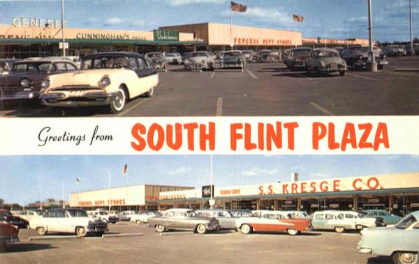 Greetings From South Flint Plaza Michigan