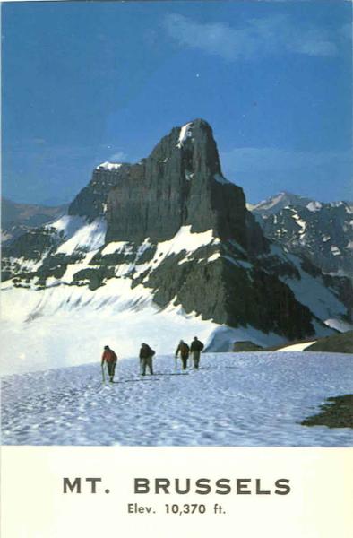 Mt. Brussels Elev. 10,370 ft Mount Brussels Canada