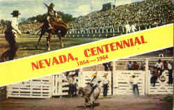 Nevada Centennial Postcard