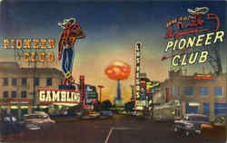 Pioneer Club Nuclear Atomic Blast Postcard