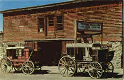 Wells Fargo Stage Coach Virginia City, MT Postcard Postcard