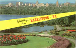 Greetings From Harrisburg Pennsylvania Postcard Postcard
