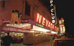 Nevada Club, 224 N. Virginia St. Postcard