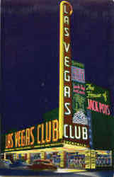 Las Vegas Club Postcard
