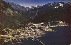 Clipper Over Juneau Alaska Postcard Postcard