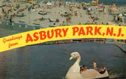 Greetings From Asbury Park New Jersey Postcard Postcard