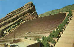 Red Rocks Theatre , Denver Mountain Park Postcard