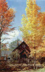 Rustic Chapel Postcard