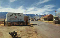 Main Gate At Fort Huachuca Postcard