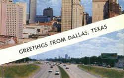 Greetings From Dallas Texas Postcard Postcard